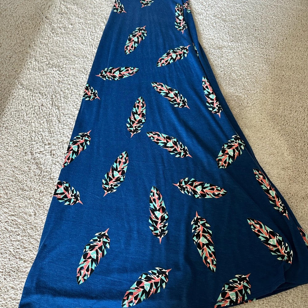 LulaRoe Feather Print Women's Skirt